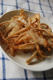 新ごぼうと玉ねぎのかき揚げ