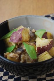さつまいもの味噌そぼろ