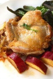チキンポテトサワー蒸し