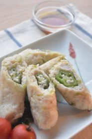おくらまきレンジつくね